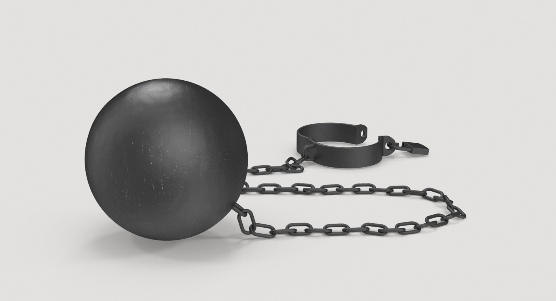 Open Ball Chain 3d Model