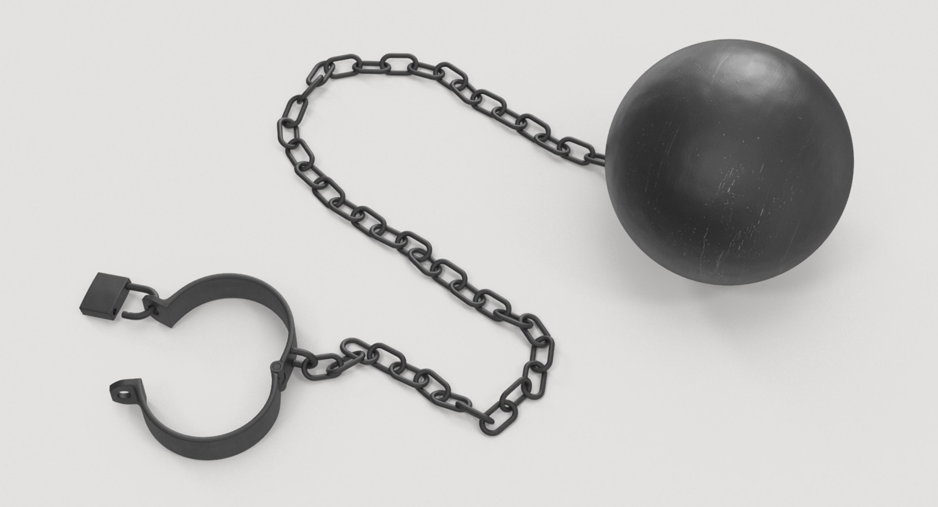 Open Ball Chain 3d Model