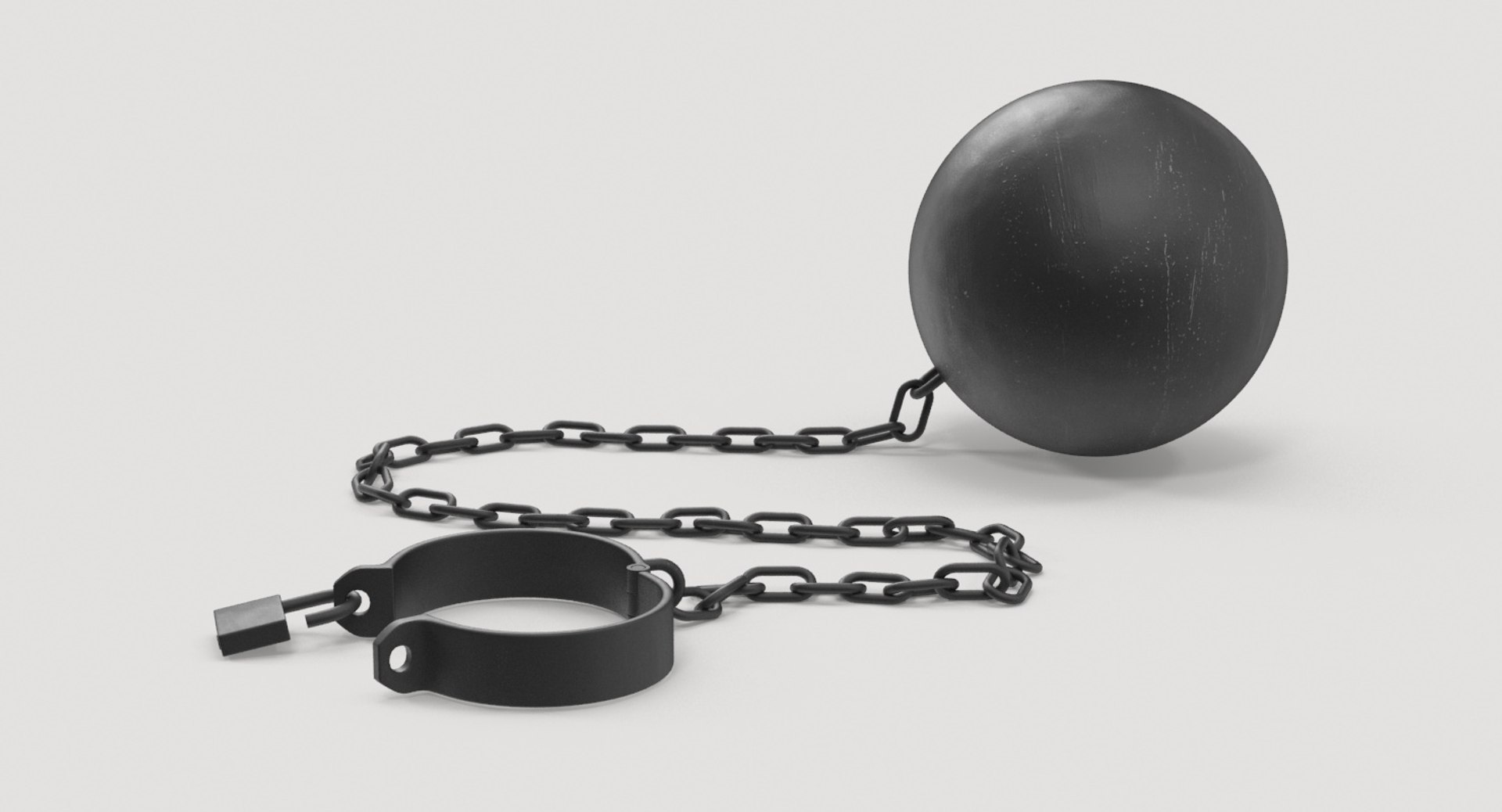 Open Ball Chain 3d Model