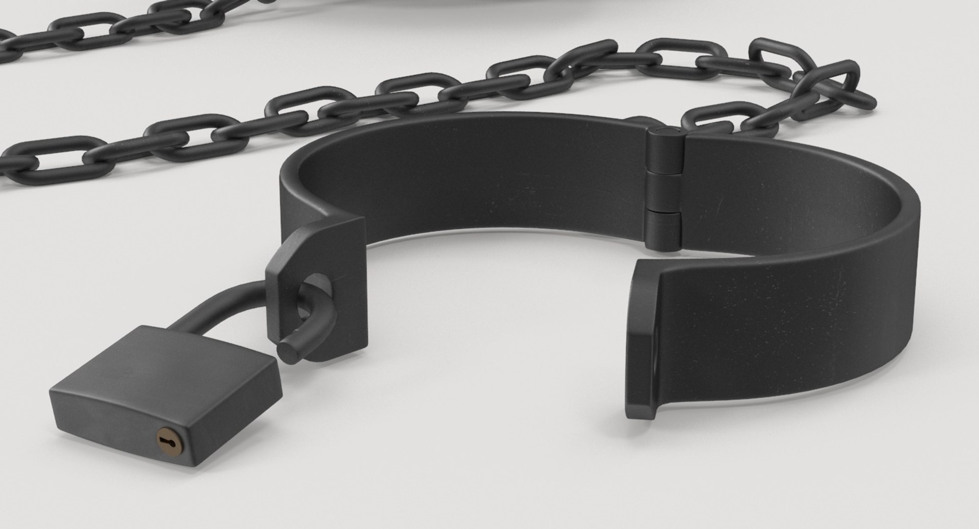 Open Ball Chain 3d Model