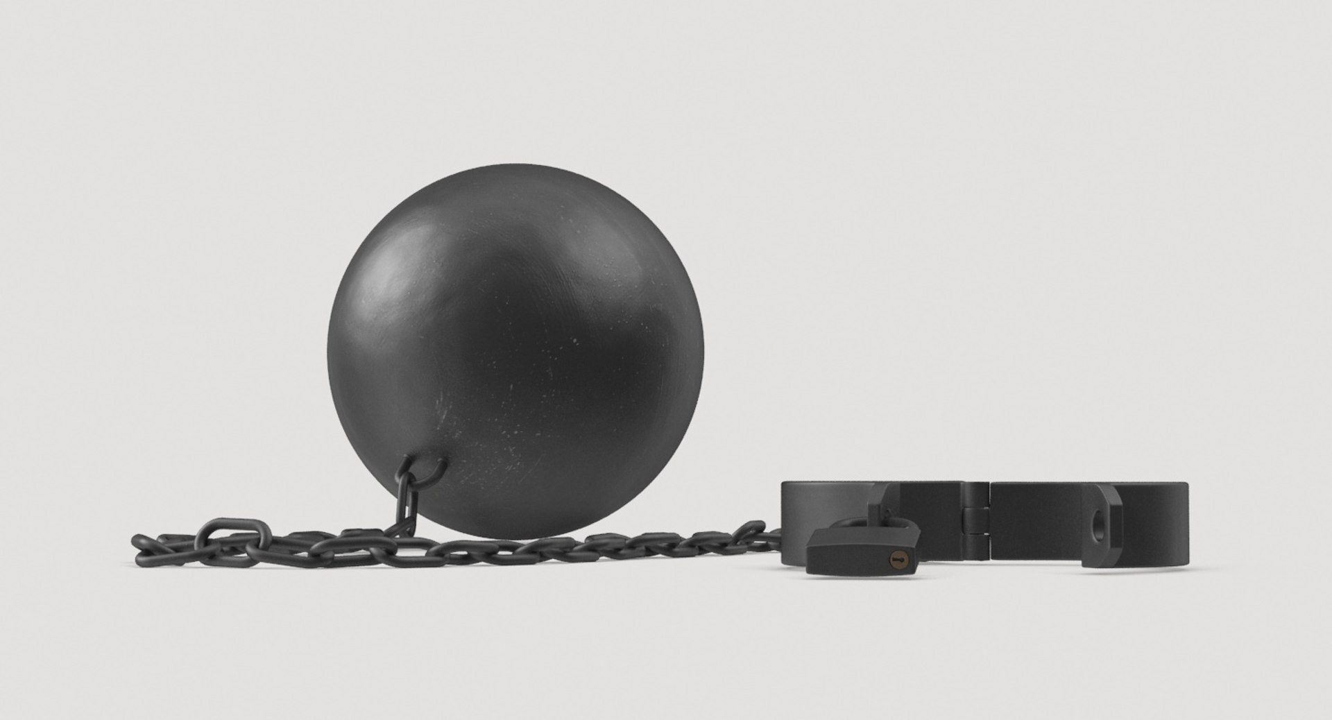 Open Ball Chain 3d Model