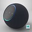3D Amazon Echo Dot Max Graphite model