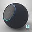 3D Amazon Echo Dot Max Graphite model