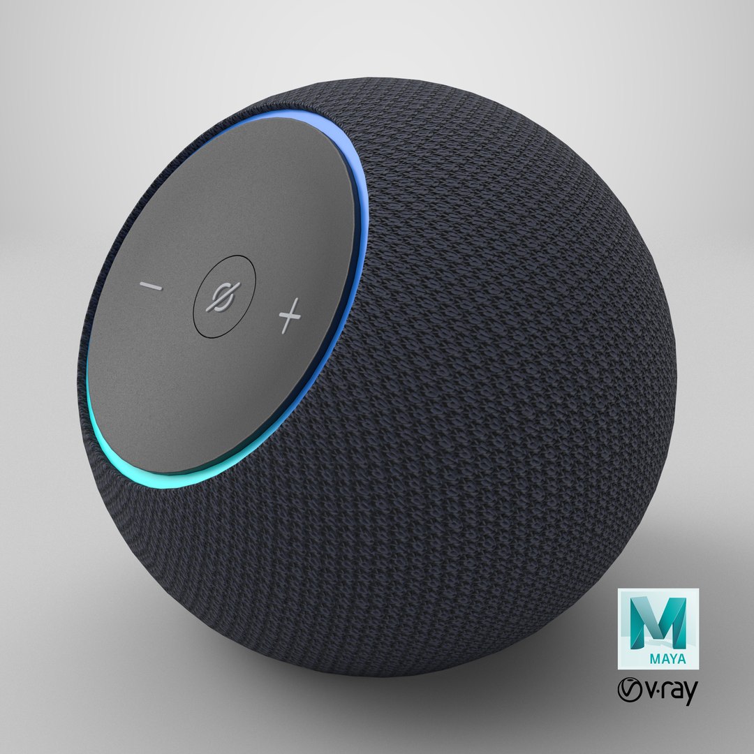3D Amazon Echo Dot Max Graphite model https://p.turbosquid.com/ts-thumb/3W/FLYs1I/U4/stemcell_maya_vray_render/png/1763578037/1920x1080/fit_q87/e98e07565a62613a295460c440943652d35cf0c6/stemcell_maya_vray_render.jpg