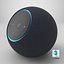 3D Amazon Echo Dot Max Graphite model
