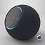 3D Amazon Echo Dot Max Graphite model