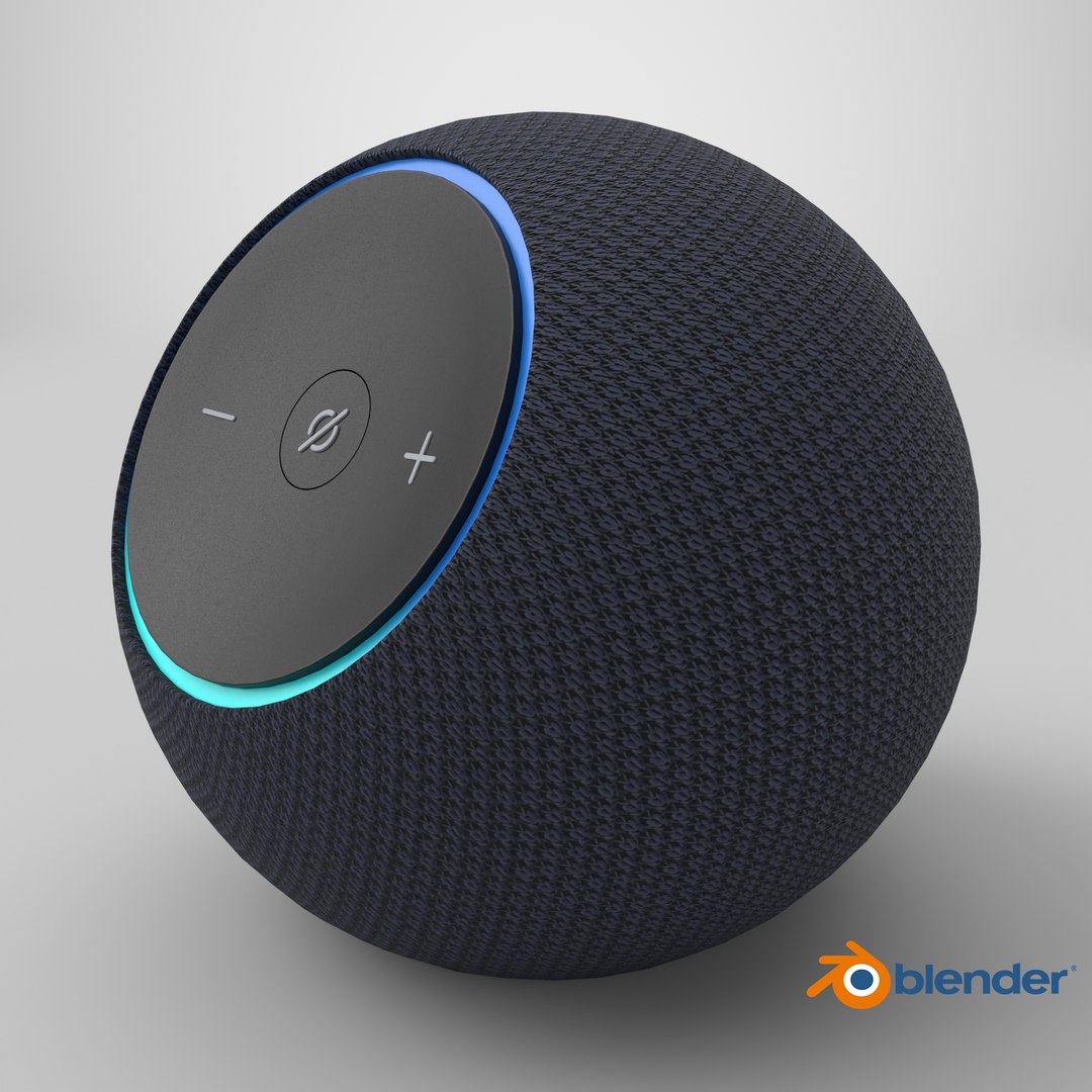 3D Amazon Echo Dot Max Graphite model https://p.turbosquid.com/ts-thumb/3W/FLYs1I/vD/stemcell_blender_cycles_render/png/1763578033/1920x1080/fit_q87/c495713cb53458969920b7e76302a89016c1edd4/stemcell_blender_cycles_render.jpg