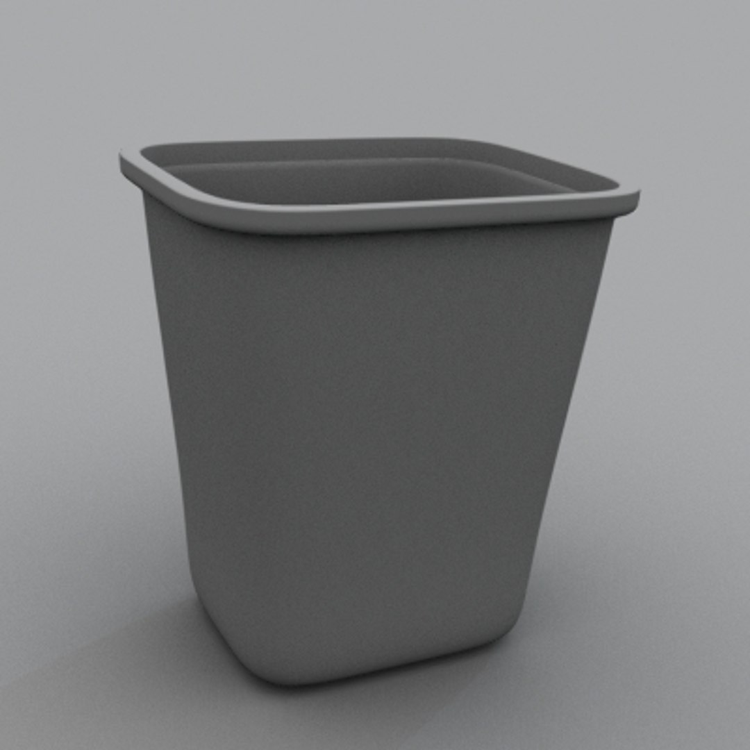 Waste Basket 3d Model