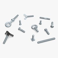Galvanized Steel Nut and Bolt Set