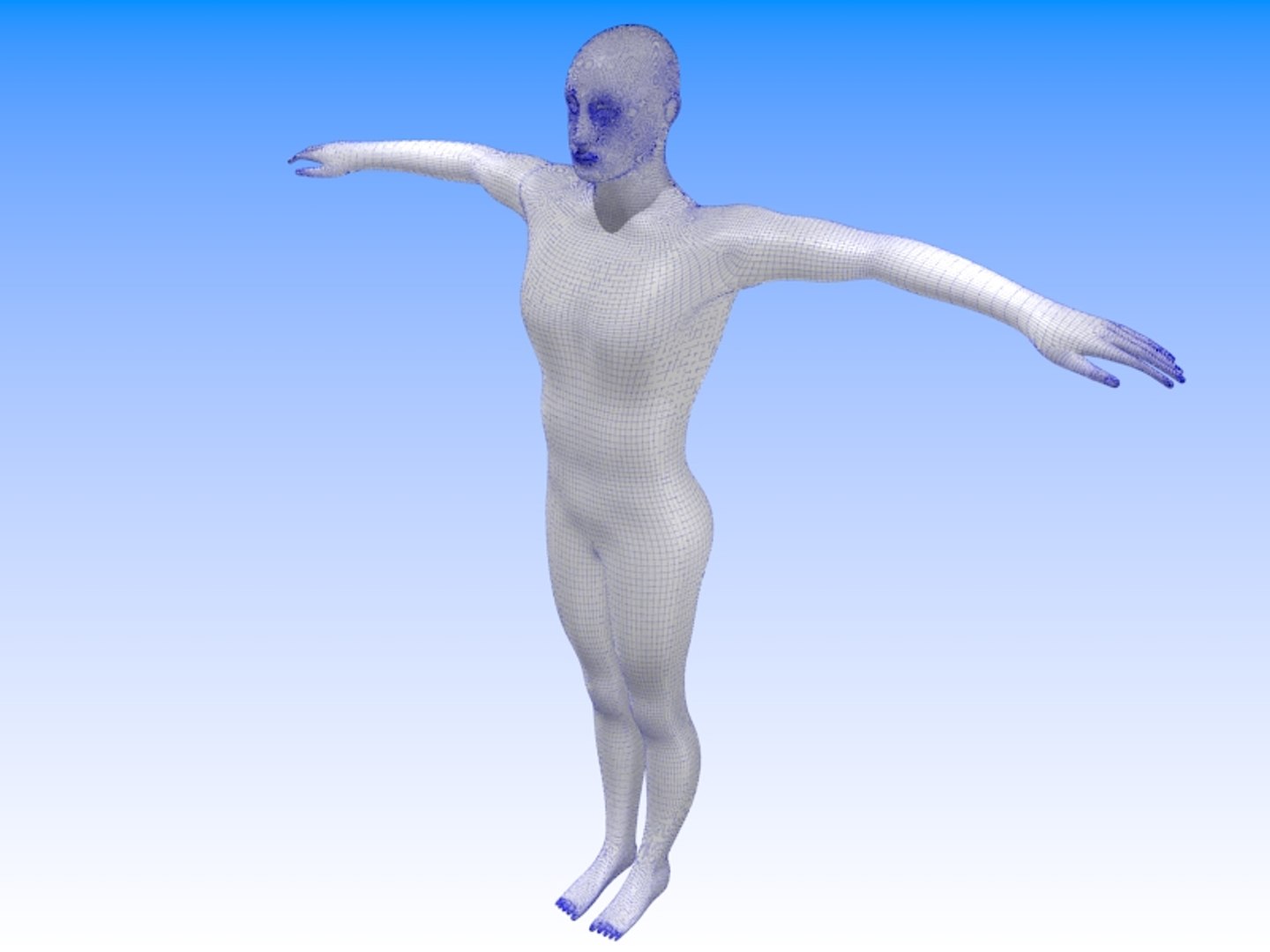 High-poly Human Texturing 3d Obj