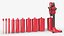 Bluerock Tools Concrete Core Drill with Core Bit Set Red