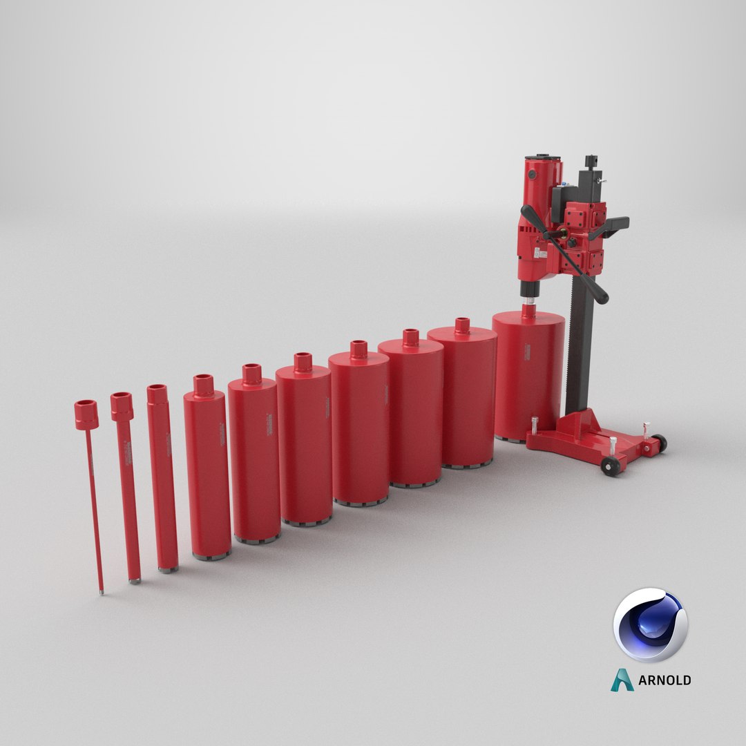 3D Bluerock Tools Concrete Core Drill with Core Bit Set Red model https://p.turbosquid.com/ts-thumb/3W/R0GnA6/y3/stemcell_cinema_4d_arnold_render/png/1770148361/1920x1080/fit_q87/d9f154e4050d6bdc05b3a26c5f83e3b4e27380f7/stemcell_cinema_4d_arnold_render.jpg