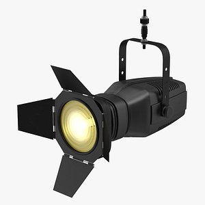 Theatre Stage Light 01 Yellow On