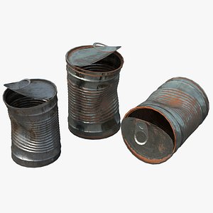 Food Can Dirty 3D model