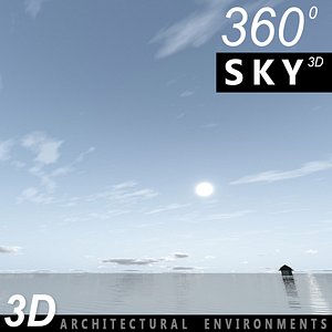 3d model sky clouds