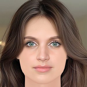 Nell Tiger Free Head - No Hair - Low poly head for game
