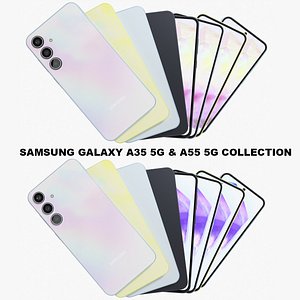3D Samsung Galaxy A35 5G and  A55 5G Collection