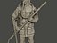 german soldier ww1 stand 3D model