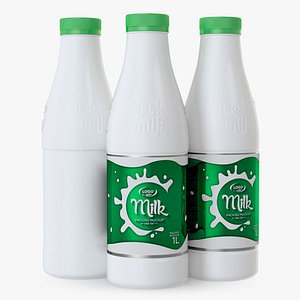 3D milk bottle