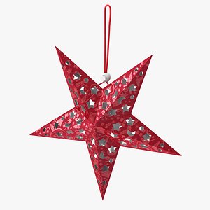 Star Ornament Red