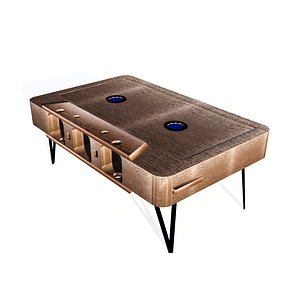 3d model cassette shaped table