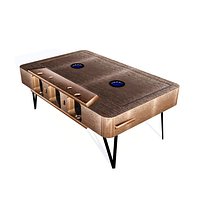 cassette shaped table