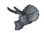 Malha de base de cabeça de Triceratops detalhada