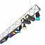 pro projectors stage light ferm truss theaters clubs scene 