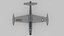 Ранний американский истребитель F-84 Thunderjet