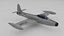 Ранний американский истребитель F-84 Thunderjet