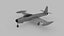 Ранний американский истребитель F-84 Thunderjet