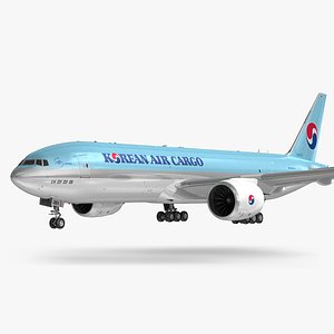 3D Boeing 777-F Korean Air Cargo