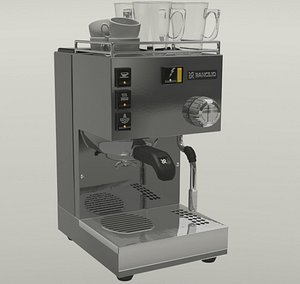 3d espresso machine model