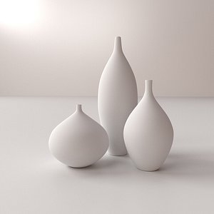 3d modern vases model