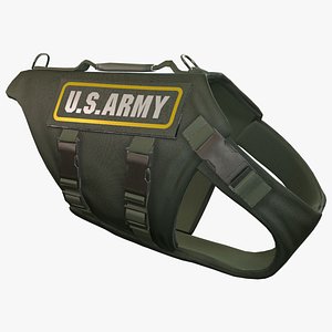 army dog body armor obj