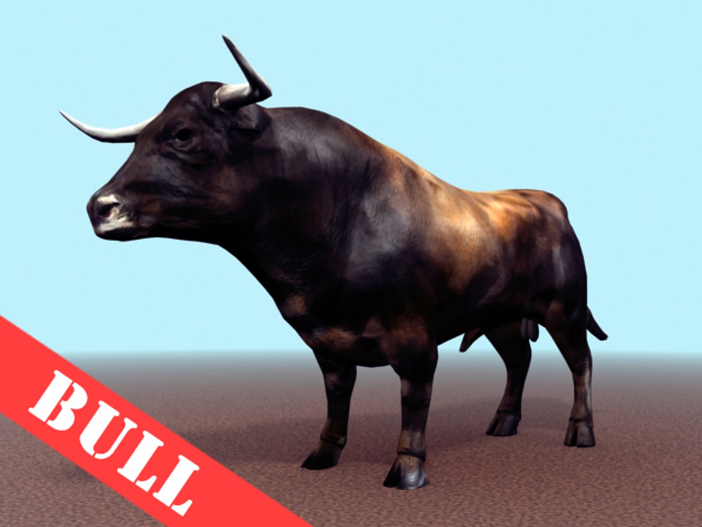 Black Bull 3d Model