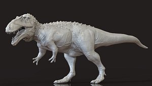 3d dinosaur acrosaurus model