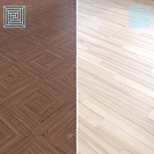 3D Parquet - Laminate - Wooden floor 2 in 1 model