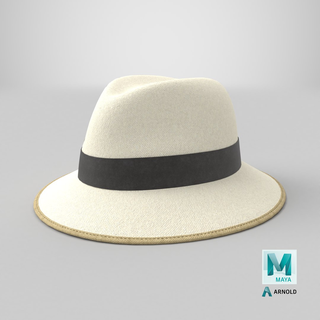 Realistic Fedora Hat 3D model https://p.turbosquid.com/ts-thumb/3X/6tKdyB/Db/stemcell_maya_arnold_render/png/1761069021/1920x1080/fit_q87/bf3195f92c87041e49737d2e92dd040aca8748e3/stemcell_maya_arnold_render.jpg