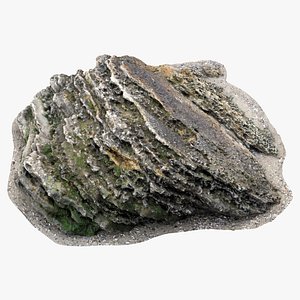 dark limestone 3D model