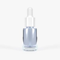 Glass dropper bottle container for skincare