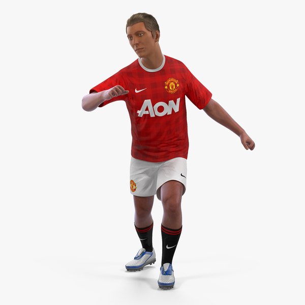 3D soccer football player united - TurboSquid 1314158