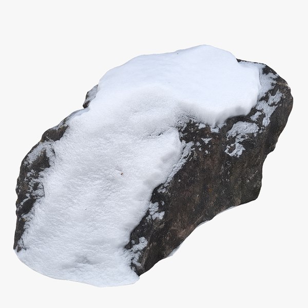 scan rock snow 3D model