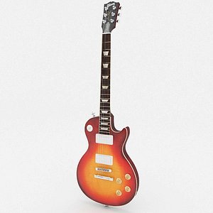gibson les paul 3d obj