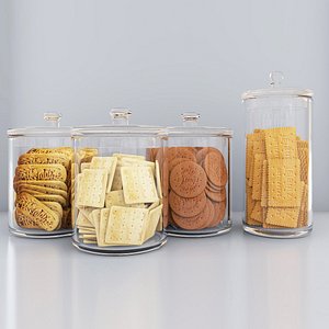 Cookie jars 2 3D model