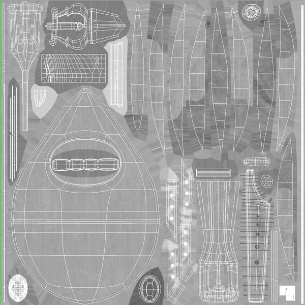 Neapolitan Mandolin 3D - TurboSquid 1756289