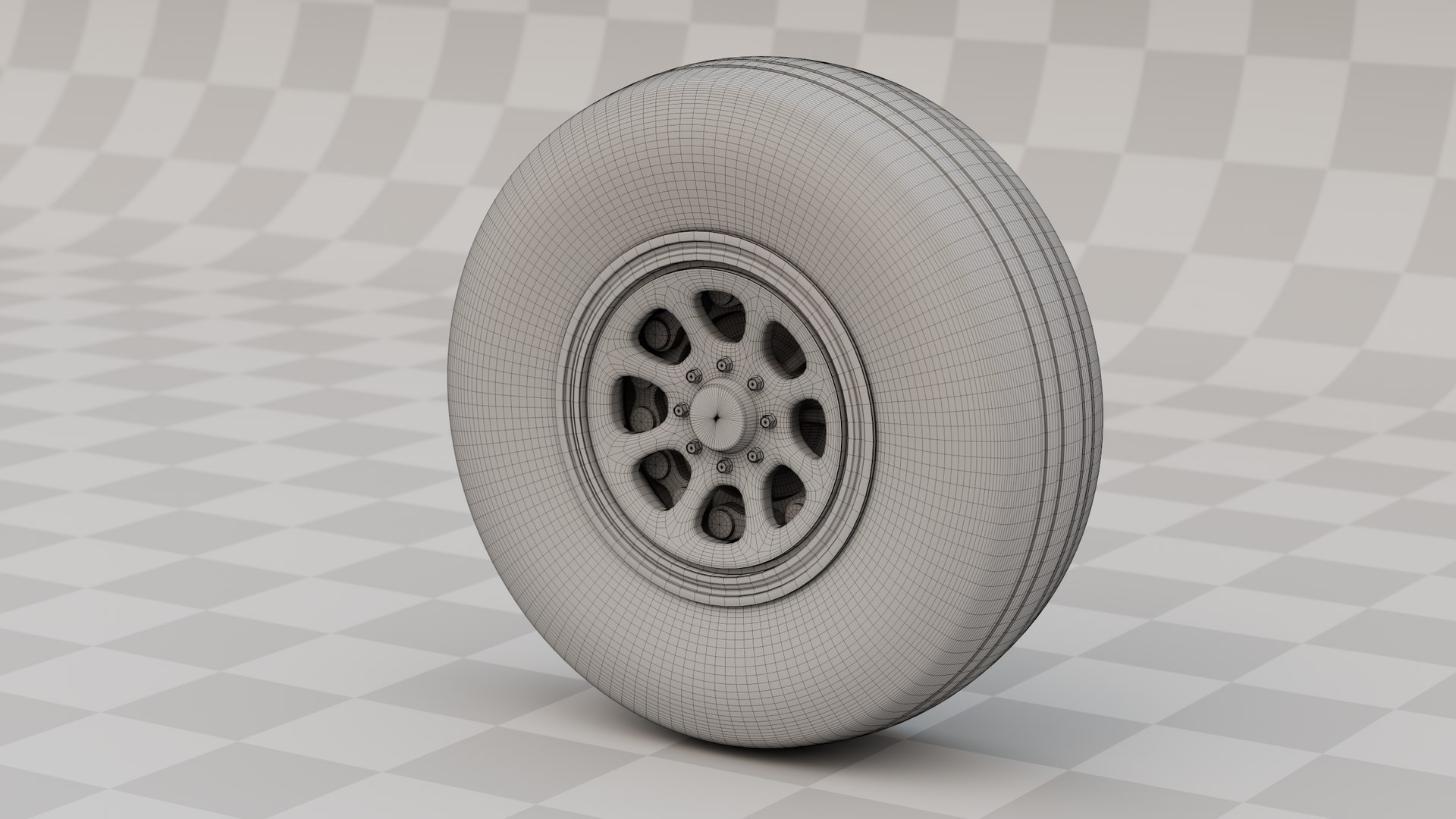3D Aircraft Tire Model - TurboSquid 2274055