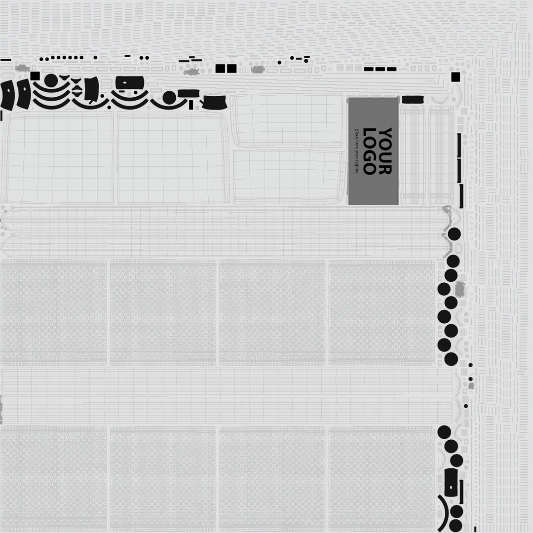 White Magazine Rack Mockup 3D Model - TurboSquid 2069303