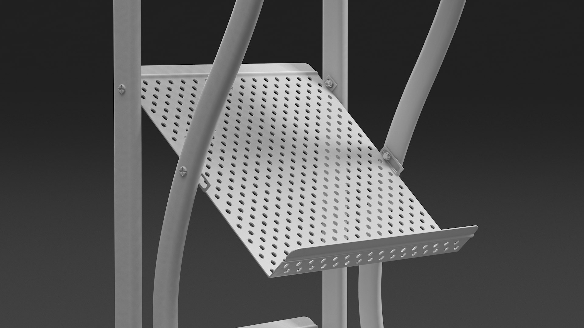 White Magazine Rack Mockup 3D Model - TurboSquid 2069303