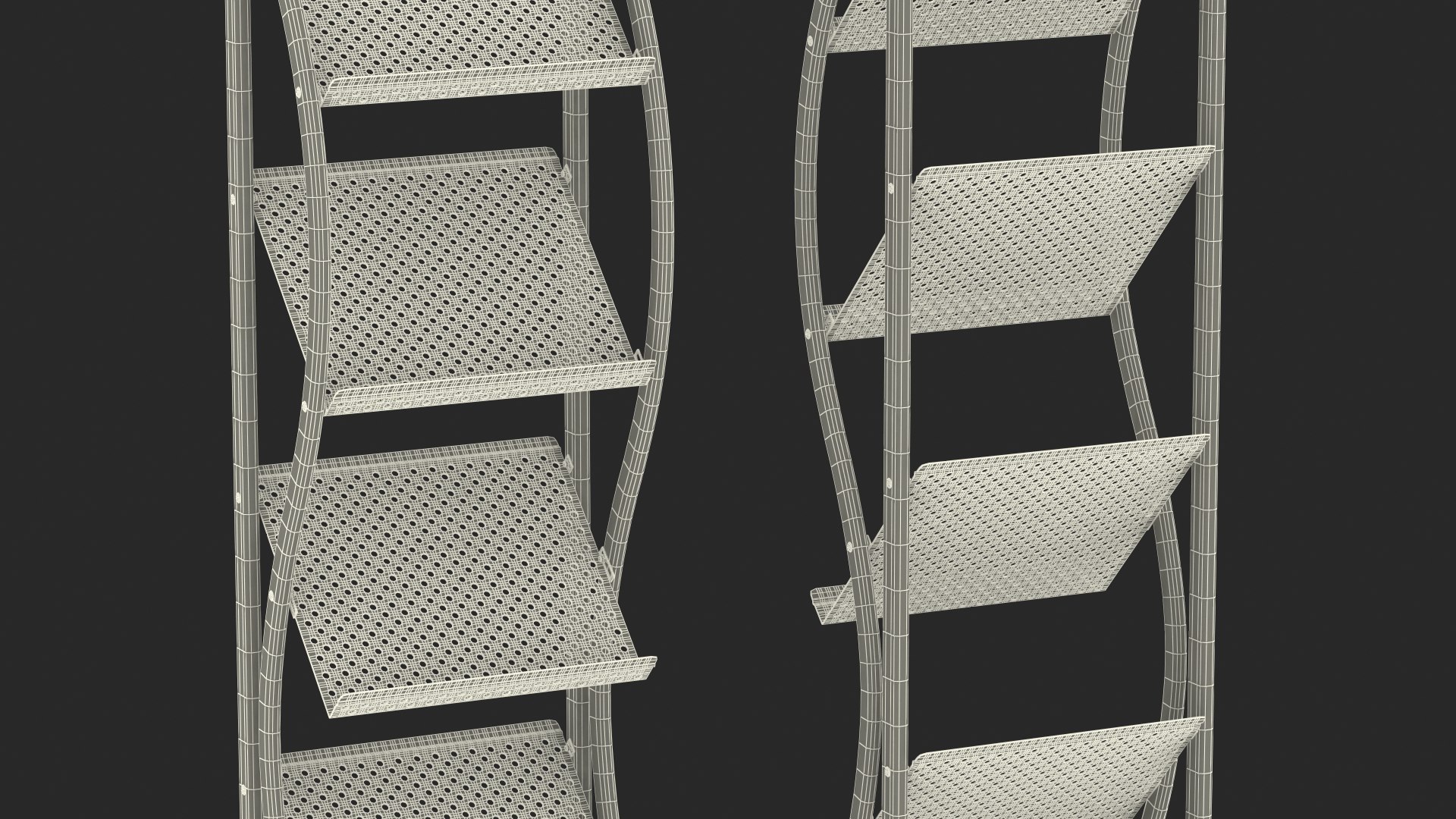 White Magazine Rack Mockup 3D Model - TurboSquid 2069303